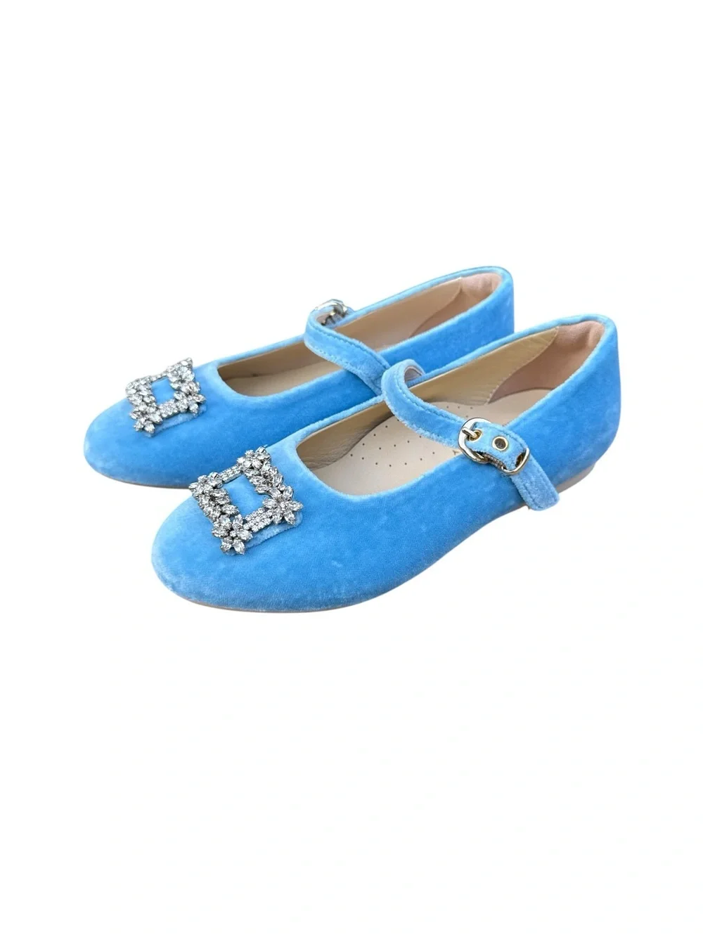Luxelim sz 29 NEW Lila Velvet Shoes blue